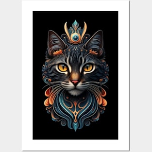 Fantasy Cat Lover Cat Owner Cat Mum Cat Dad Lover of Cats Loves Cats Fantasy Art Best Cat Posters and Art